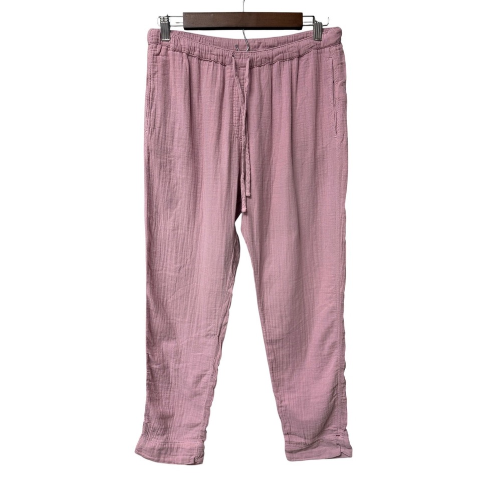 XiRENA Gauze Jordyn Cotton Pants Womens S Pink Coastal Beachy Boho Soft Girl